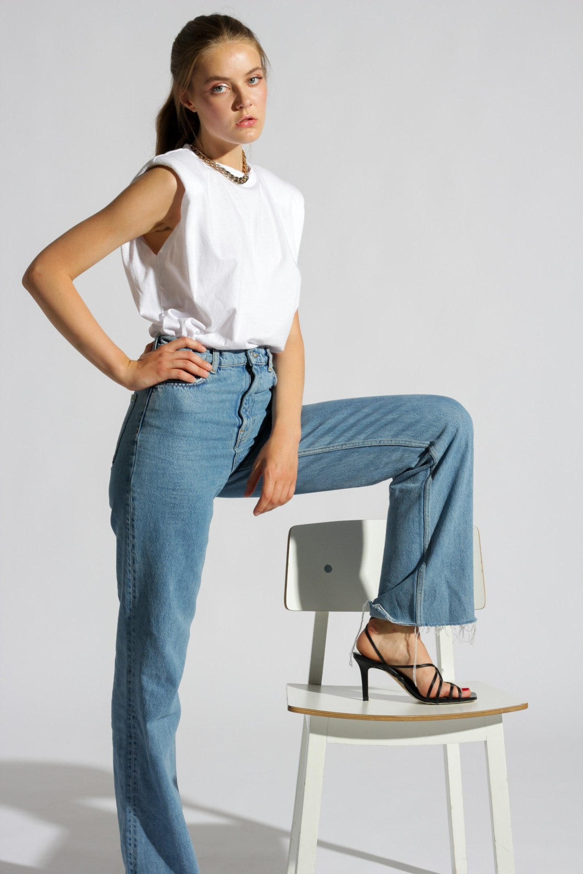 The Clean-Line Top in White
